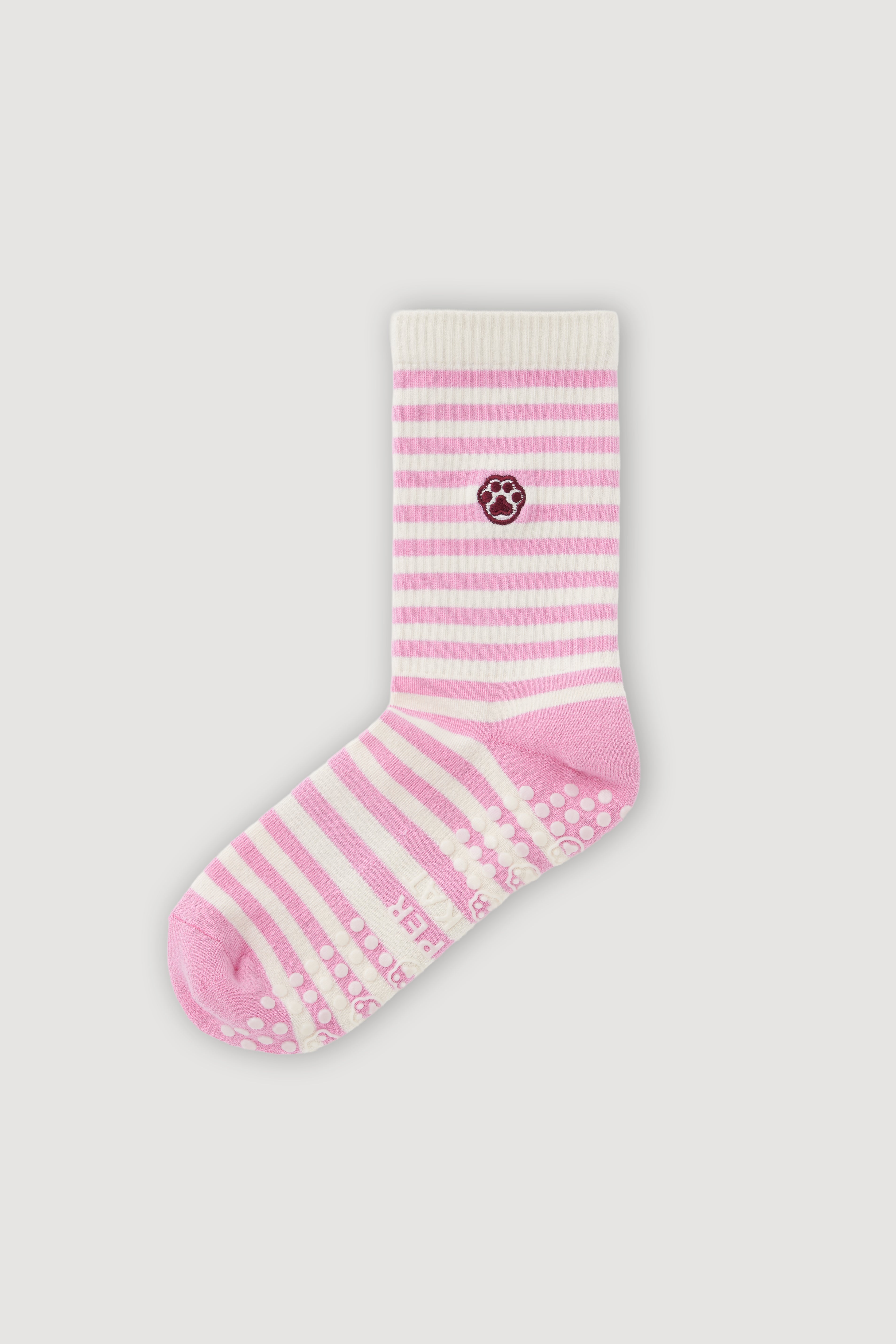 TAYLOR STRIPE GRIP SOCKS
