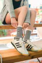 TAYLOR STRIPE GRIP SOCKS