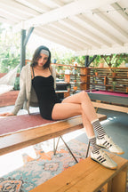 TAYLOR STRIPE GRIP SOCKS