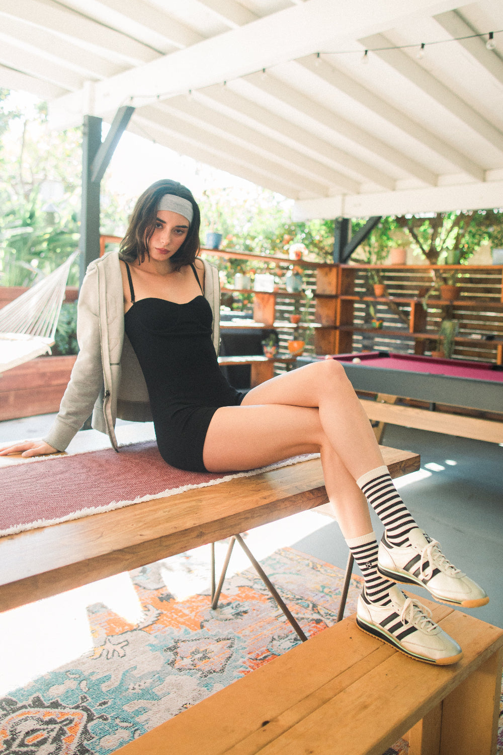 TAYLOR STRIPE GRIP SOCKS