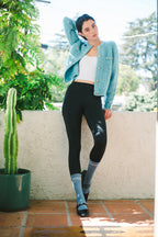 KATIE 'THE KAT' RIBBON GRIP SOCKS