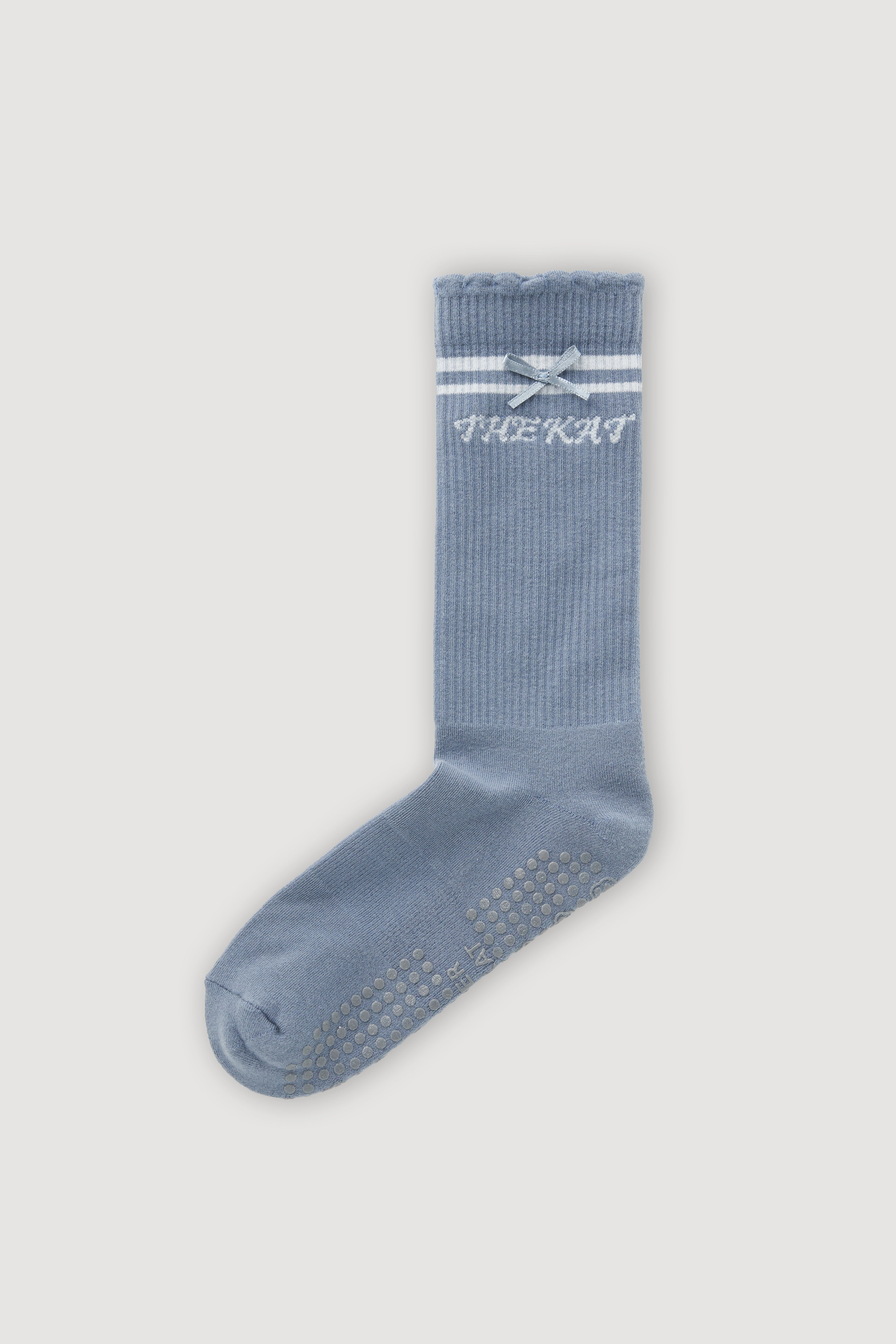 KATIE 'THE KAT' RIBBON GRIP SOCKS